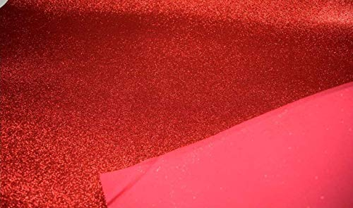 Fabrics-City ROT Eva MOOSGUMMI Glitter BASTELSTOFF 2MM Stoff Stoffe, 4003