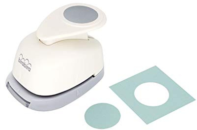 Bira Craft 1 inch Circle Lever Action Craft Punch for Paper Crafting Scrapbooking (1 inch Circle)