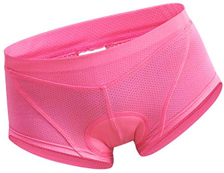 Perfeclan sous-Short VTT Femme Confortable sous-Short Anti-Choc pour Randonnées VTT Sport Loisir - Rose, M