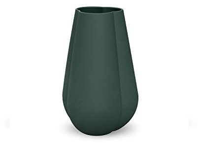 Cooee Design Clover 18cm Dark Green Vase, Keramik, 11.5 cm