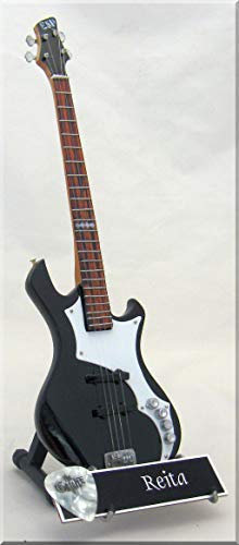 REITA Mini-Bassgitarre ESP the Gazete mit Plektrum