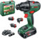 Bosch Cordless Combi Drill AdvancedImpact 18 (1x battery, 18 Volt System, With Accessories, in Carrying Case)