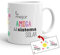 Kembilove Taza la Mejor Amiga del Mundo – Taza con Mensaje La Mejor Amiga del Sistema Solar – Regalo Hermana Original – Regalos Originales para cuñados – Tazas Originales