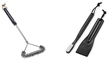 Weber 6493 Cleaning Grill T-Brush, 53 cm Length, Brown & 6202 Gas Grill Maintenance Kit, Mixed, 6.7 cm*6.5 cm*28.6 cm
