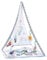 hauck 1st Tent, Balloon Ride Weiß – Spielzelt mit Spielbogen & Erlebnisdecke ab Geburt, inkl. Zubehör, mit Sonnenschutz & Liegekissen, Baby Krabbeldecke & Activity Center, Faltbar & Weich