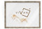 VIVAN Cornice Poster in Legno con PLEXIGLASS E Retro, Argento Ossidato, Formato Immagine A4