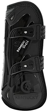 Kentucky Horsewear - Bambus Gamaschen - TPU-Rahmen - Schwarz - Elastik - Größe S