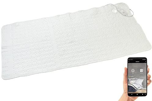 Wilson Gabor Heizdecke WLAN: Smartes Wärmeunterbett mit 2 Temperaturzonen, WLAN & App, 160 x 80 cm (Wärmeunterbett 2 Zonen, Heizunterbett, Smarte Heizdecken)
