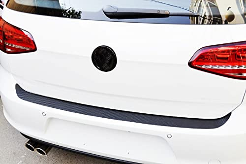 Anti-graffiato Ricambi Auto Paraurti Posteriore Protezione In Fibra di Carbonio Adesivo per VW MK7 GTI Per Golf 6 Per Golf 7GTE