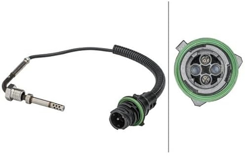 HELLA 6PT 358 181-571 Sensor, exhaust gas temperature - 2-pin connector