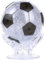 Luxylei 3d Puzzle Football Jigsaw 77pcs Diy Assembly Soccer Crystal Model Toy with Flash Light Diy Model Crystal Brain Teaser Decoration
