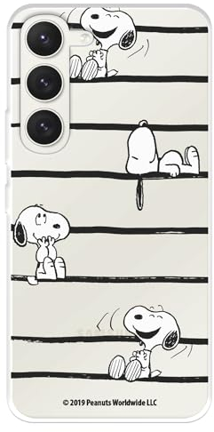 Schutzhülle für Samsung Galaxy S23, offizielle Peanuts Snoopy Streifen zum Schutz Ihres Handys, flexible Silikonhülle mit offizieller Snoopy-Lizenz