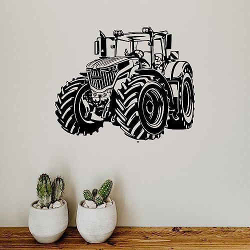 Wanddekoration aus Metall für Innen oder Außen. Traktor FENDT VARIO