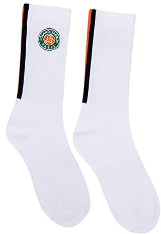 Roland Garros Sportsocken, offizielle Kollektion, Herrengröße, Tennis