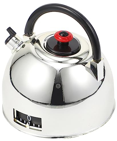 1pc Timer Electronic Kettle Iron Teapot Countdown Clock Stainless Steel Water Bottle Whistling Water Kettle Kids Time Management Kitchen Plastic Toddler Student Electric Kettle