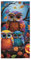 GAIREG Halloween Eulen Badetuch, Handtuch für Badezimmer, Dusche, Hotel, Spa, 38,1 x 76,2 cm