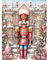 BIOSA 5D DIY Full Round Drill Nutcracker Soldier Kit Decor 30x40cm