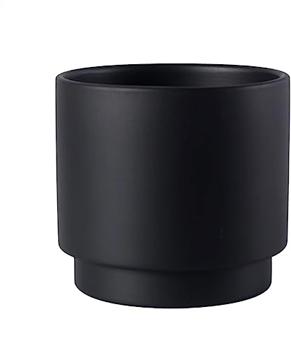 Blumentopf Pflanztopf Blumentöpfe, modern, minimalistisch, bunt, einfarbig, zylindrische Blumentöpfe, Sukkulenten-Pflanztöpfe, grüne Pflanzen, kleine Keramik-Pflanzgefäße Pflanzkübel ( Color : 007 , S