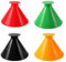 GinnYann Magical car ice scraper with funnel, 4 circular car ice scrapers, car snow scraper tools as