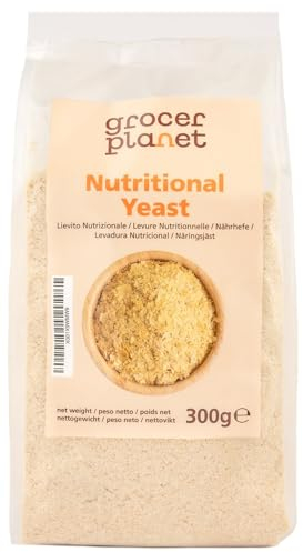 Grocer Planet - Nährhefe Flocken - Nutritional Yeast Flakes (300g) - Natürlich | Gentechnikfrei
