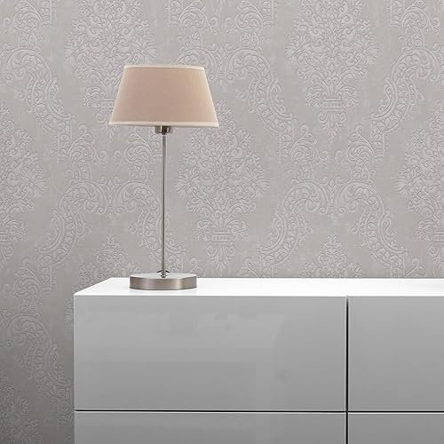 Tapete Alessia Barock M1-No.11228 | Vlies | Beige | Grau | Tadessi | 10,05 m x 0,53 m