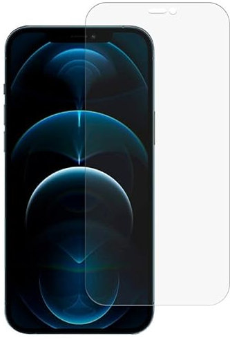 Genérico Protector de pantalla compatible con IPHONE 12 PRO MAX * Cristal templado plano 9H * Alta dureza