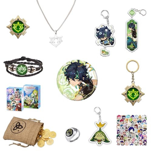 Genshin Impact Porte-clés Décoratif - Boîte et Coffret Cadeau (Nabox-Kinich)