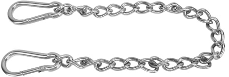 Sandsack-Verlängerungskette, Sicher Verstellbare, Rostfreie Edelstahl-Drehkette, Verlängerungskette für Hängesessel (Verchromt 660 mm/26 Zoll)