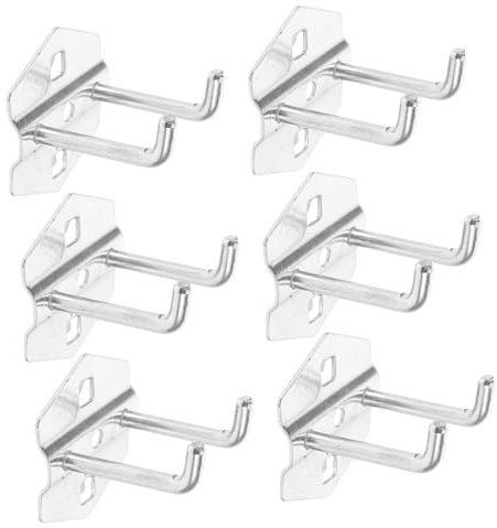 ROMISBABA 6stücke Teiliges Metall-pegboard-haken Robuste Utility-hänger Für Garage Und Werkstatt Platzsparende Aufbewahrungslösung Für Werkzeuge Schlüssel Und Mehr