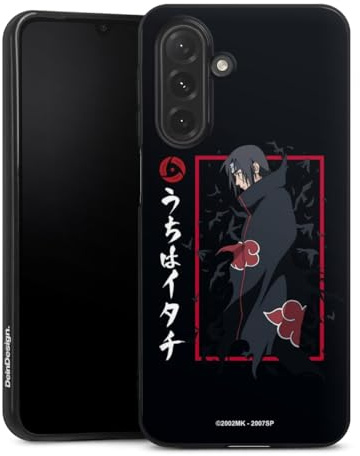 DeinDesign Silikon Hülle kompatibel mit Samsung Galaxy A26 5G Case schwarz Handyhülle Itachi Uchiha Offizielles Lizenzprodukt Naruto Shippuden