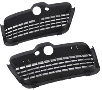 ORBANA Rejilla Ventilación Rejilla Inferior Resistente Al Calor Antiarañazos Negro Lateral Parachoques Reemplazo Parrilla 1H6853665A 1H6853666A para Golf 3 para MK3 1992-1999 Rejilla Delantera