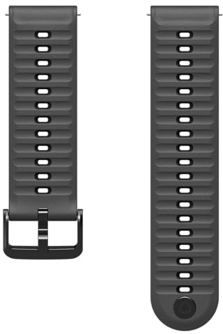 COROS Silikonband 24 mm (Dunkelgrau - lang, Silikon) | Nur mit APEX 4 46 mm und NOMAD kompatibel