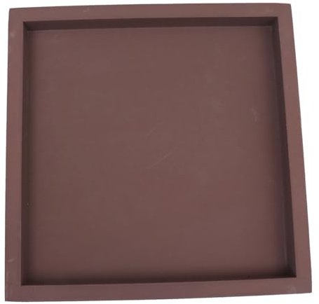 CIYODO Verdicktes Kunststoff Blumentopf Tablett Quadratisch 20x20cm Auslaufsicherer Pflanzuntersetzer Mit Rutschfester Basis Multifunktional Für Balkon Garten Und Innenbereich