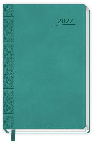 Trötsch Buchkalender A5 Aqua 2027: Tagesplaner