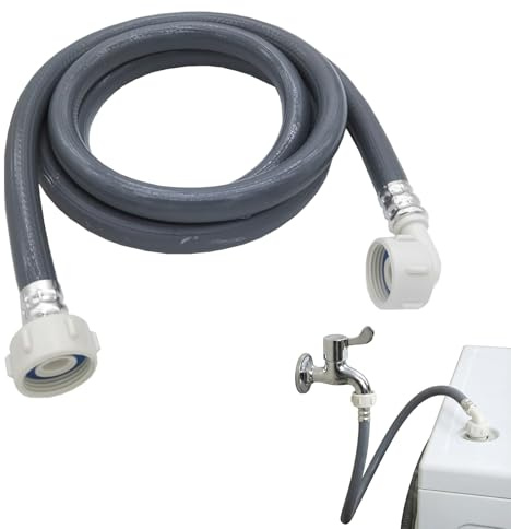 2.5m Washing Machine Hose, Washing Machine Inlet Hose with 3/4 in Thread for Washing Machines Dishwashers