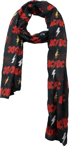 AC/DC Logo Unisex Tuch schwarz/rot Band-Merch, Bands, Geschenke