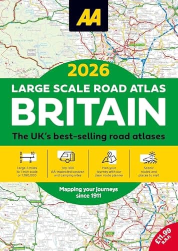 AA Large Scale Atlas Britain 2026