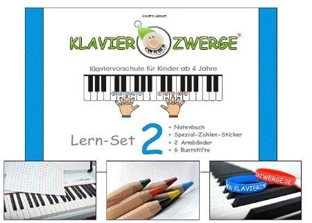 Kostenloser Versand! Klavierschule 2 für Kinder ab 5 Jahre, für Anfänger, für Vorschulkinder