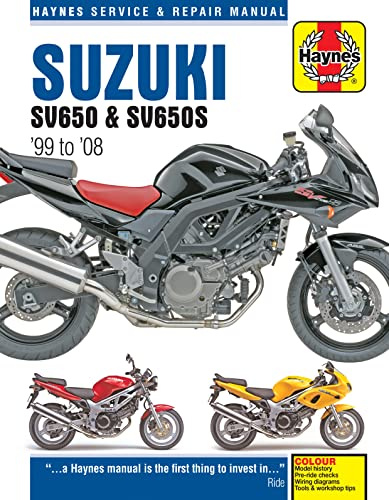 Suzuki SV650 & SV650S 1999-2008 | Step-by-step instructions based on a full stripdown and rebuild