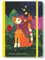Rosina Wachtmeister Journal A5 Taschenkalender 2024. Schön illustrierter Buch-Kalender mit Punktraster, Gummiband und Lesebändchen. Terminkalender 2024 mit 224 Seiten.