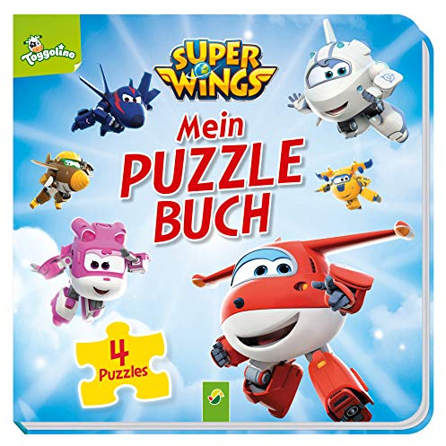 Super Wings Mein Puzzlebuch: 4 Puzzles mit je 12 Teilen