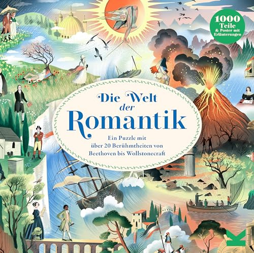 Die Welt der Romantik: EIN Puzzle mit über 20 Berühmtheiten von Beethoven bis Wollstonecraft, Yellow