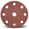 MENZER Red Klett-Schleifscheiben, 150 mm, 9-Loch, f. Exzenterschleifer, Normalkorund (50 Stk.) K150