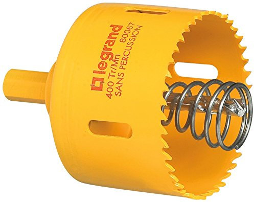 Legrand 080067 Scie Cloche Ø67mm pour Boîte Batibox Cloisons Sèches 1 à 4 Postes