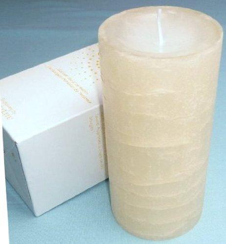 1a PartyLite L36123 GLOLITE Pillar-Kerze EISFRÜCHTE - 7x15cm --- weiß
