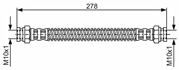 Bosch 1987476850 Brake Hose