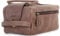 LEABAGS großer Leder Premium Kulturbeutel Damen & Herren I Kulturtasche für Männer & Frauen I Geräumige Kosmetiktasche I Wachtasche I Beauty Case I Waschbeutel I Dunkelbraun