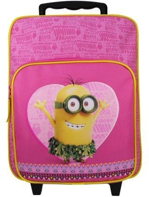 Vadobag Kindergepäck Kindertrolley Rucksacktrolley Minions Fuchsia Hawaii