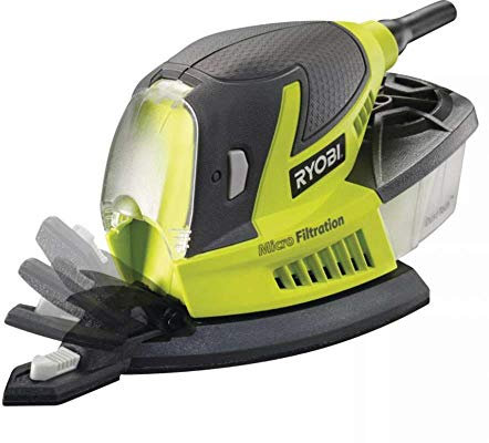Ryobi rps80-g Levigatrice triangolare elettrico a filo 80 W