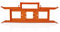Invero H-Frame Cable Carriers Tidy System Holder Ideal for Christmas Lights, Extensions Leads, Garden Tool Cables and More